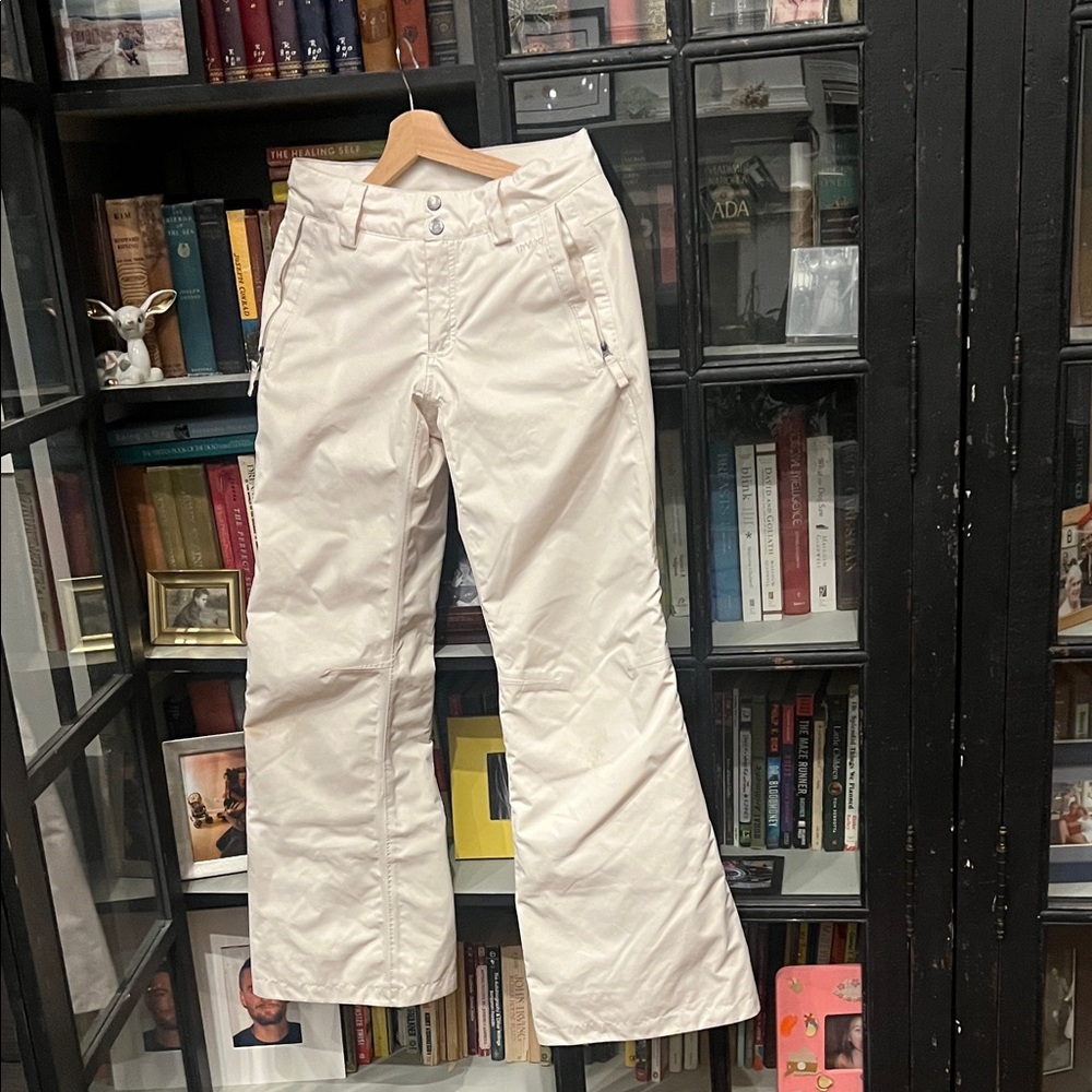 North Face Women's Cream Ski Pants